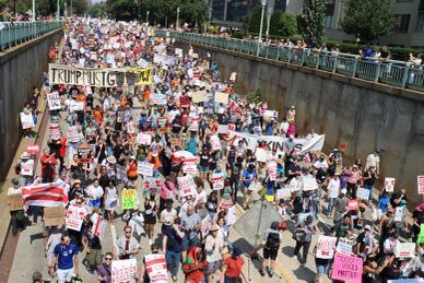 WE ARE ALL DC NATIONAL MARCH in Washington DC on Saturday afternoon, 6 September 2025