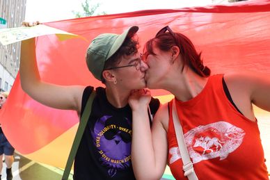 28th PHILLY DYKE MARCH along Spruce at 13th Street in Philadelphia, PA on Saturday, 6 June 2026