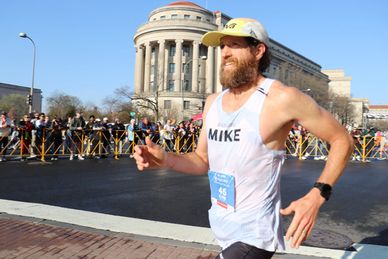DC Rock N Rock Half Marathon Race nearing Mile 13 in Washington DC on Saturday, 21 March 2026