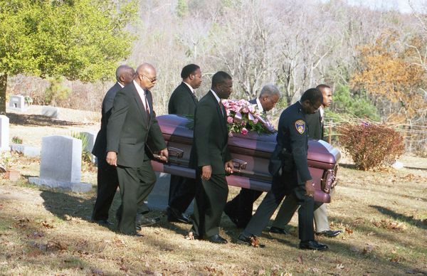 St. Peter Claver Catholic Church and Cemetery in Ridge, MD on Thursday, 2 December 1998