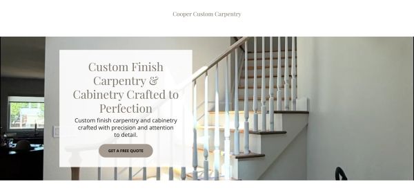 Custom finish carpentry and cabinetry with precision.