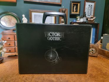 1970s/80s Converted Cassette Carry Case With Penny Farthing and Personal Stereo - Stranger Things