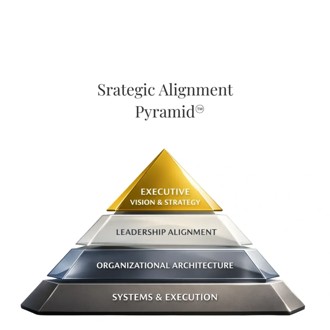 Strategic Alignment Pyramid. Levels of alignment framework