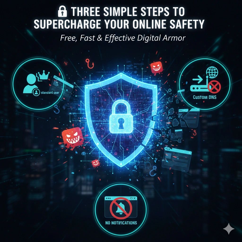 Three Simple Steps to Supercharge Your Online Safety