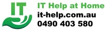 Logo for it-help.com.au -  0490 403 580