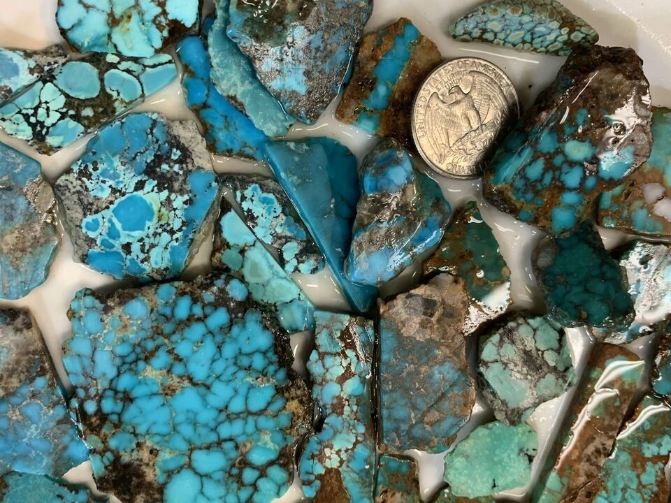 Stocked: Blue Diamond Turquoise Slabs 