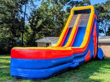 24 ft. largest multi-color inflatable Mega water slide with pool or dry bumper landing