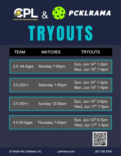CPL Tryout Flyer
