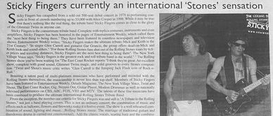 Sticky Fingers’ world tours have made them an international sensation.
