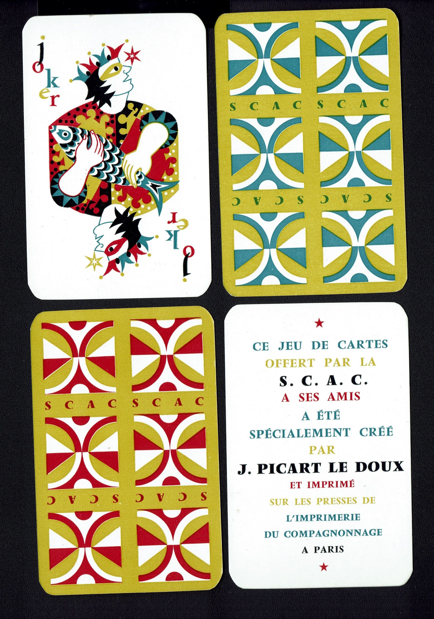 Ancien Jeu De Cartes Jean Picart Le Doux - Les Quatre Saisons - GRIMAUD, Rare
