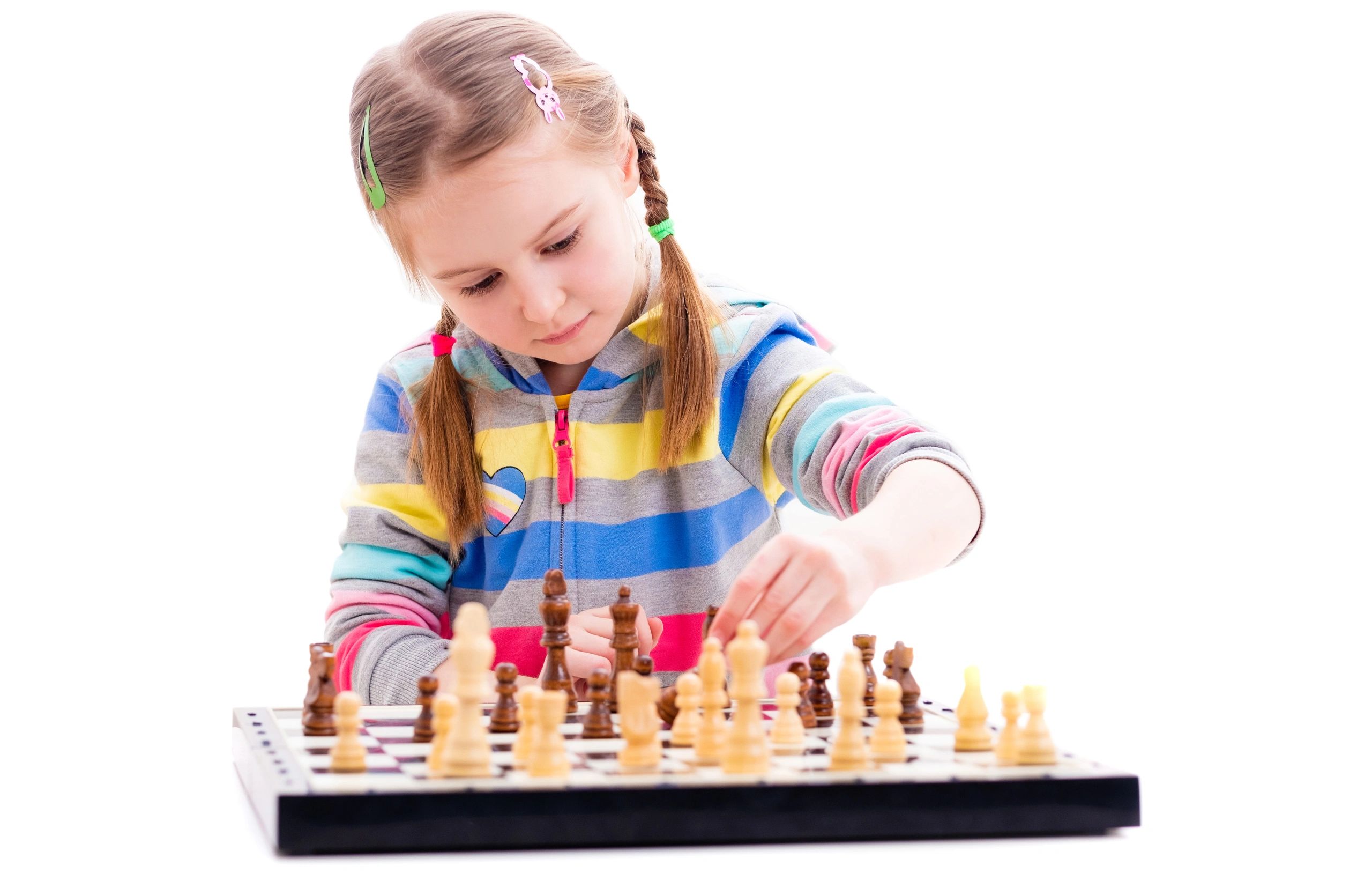 child playing chess