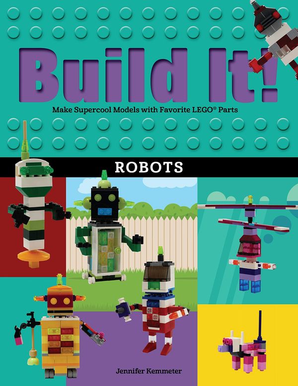 Build it Lego Building Instruction Robots book cover