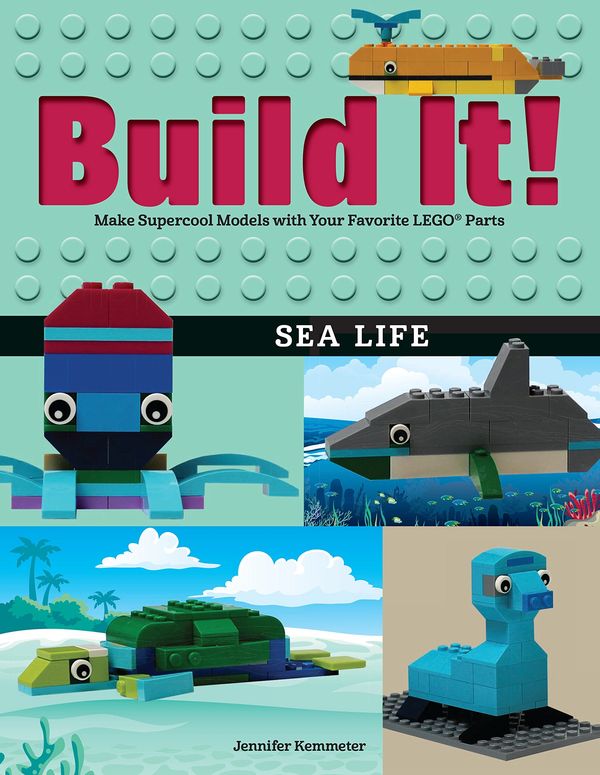 Build it Lego Building Instruction Sea Life Ocean Life book cover