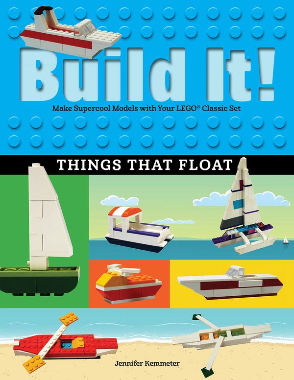Build it Lego Building Instruction Floating boats book cover
