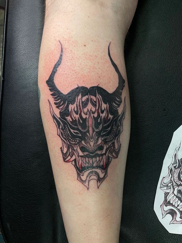 Demon tattoo best shop top rated charlotte nc lone wolf tattoo