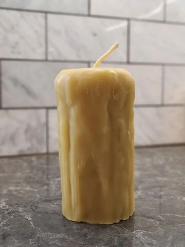 Rough Pillar Candle