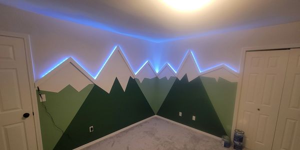 AlpenGlow,  a nursery themed room