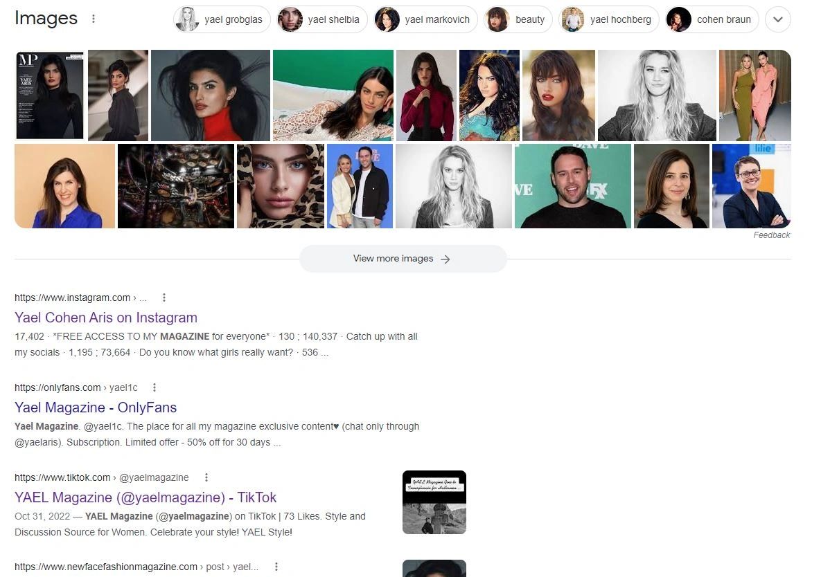 Yael cohen aris onlyfans