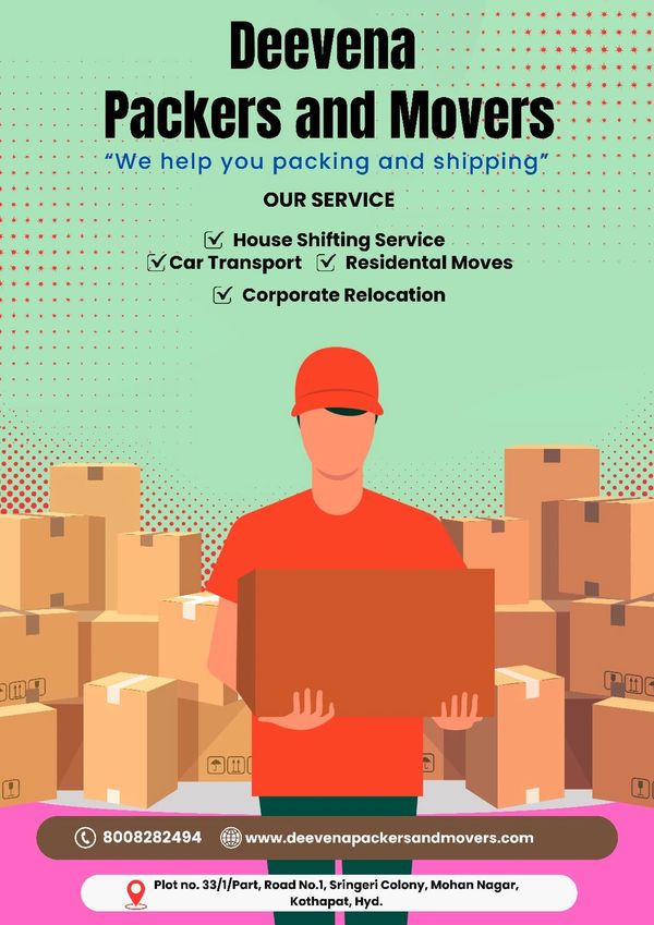 Deevena Packers And Movers Hyderabad