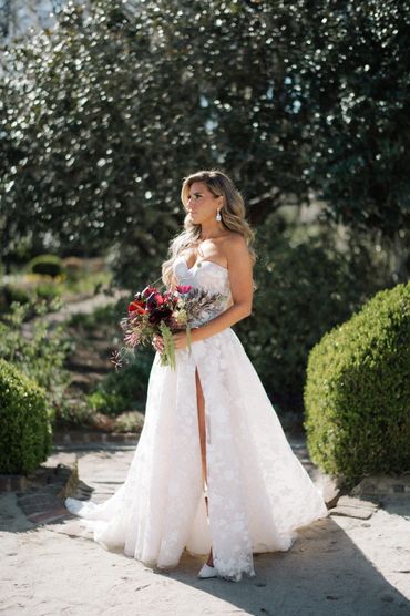 on-location bridal beauty team for destination wedding bride