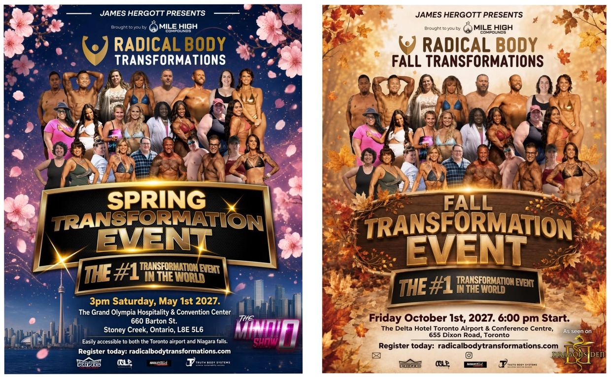 Radical Body Transformations RBT Spring and Fall Poster