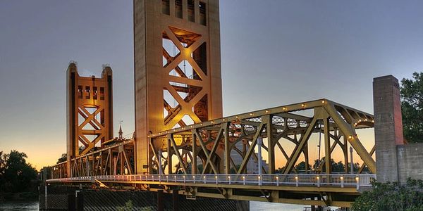 Downtown Sacramento bridge