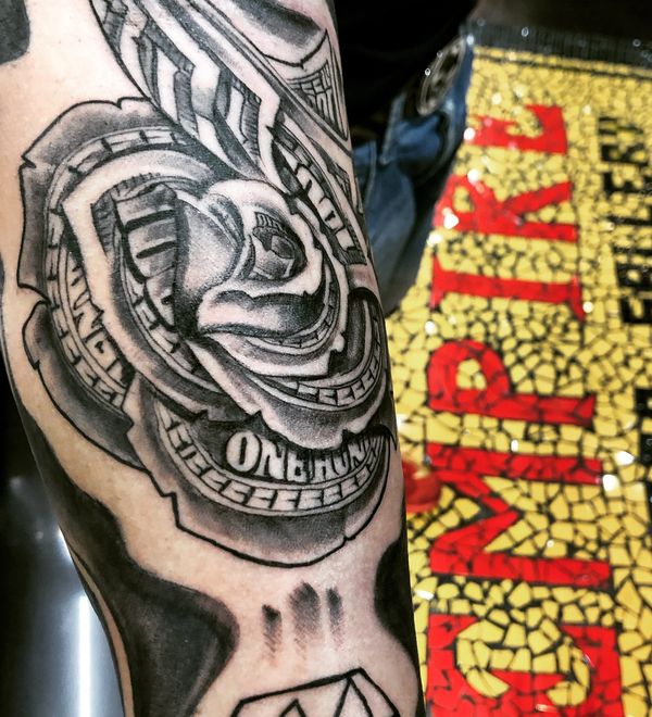Money rose tattoo