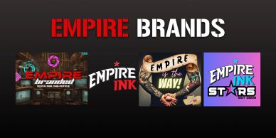 EMPIRE GROUP family of brands such as empire ink, Empireink stars, empire branded