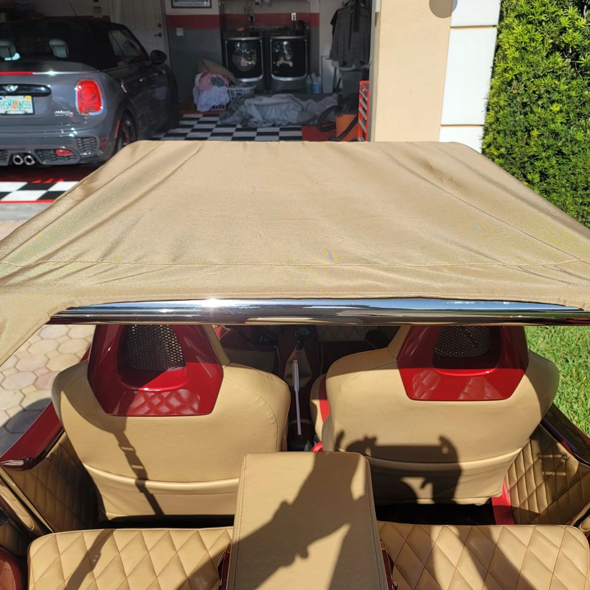NEW Better Fit BEIGE Docryl Bikini Soft Top For Meyers Manx Dune Buggy new-better-fit-beige-docryl-bikini-soft-top-for-meyers-manx-dune-buggy