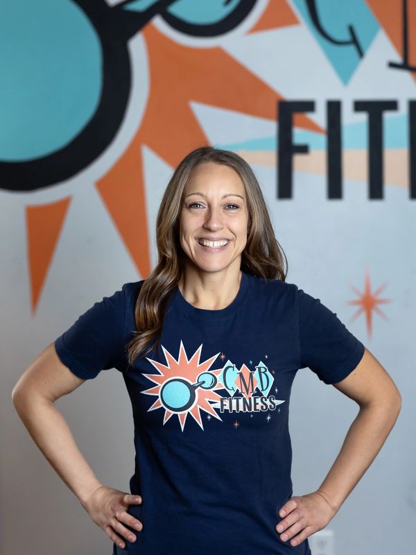 Fitness coach at crossfit gym