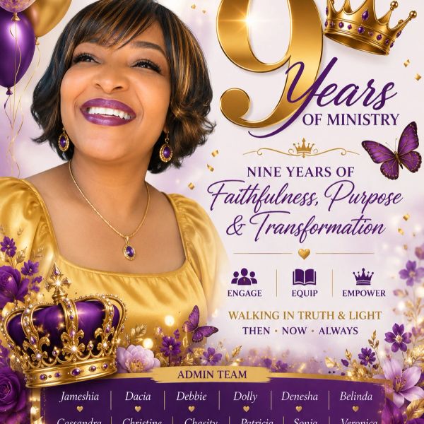 Celebrating 9 years of ministry with faith and transformation.