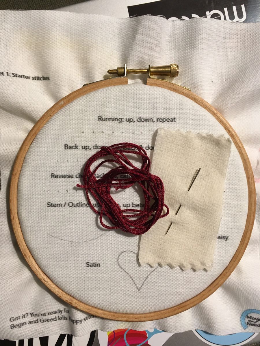 Embroidery 101 Starter Stitching Kit