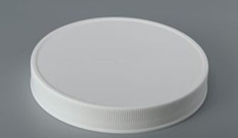 Ribbed side with smooth top 120mm container lid