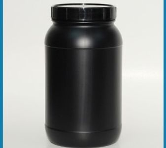 1.8 GALLON NO LABEL PANEL 120MM WIDE MOUTH HDPE CANISTER   