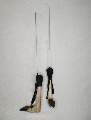 Deer legs and rods