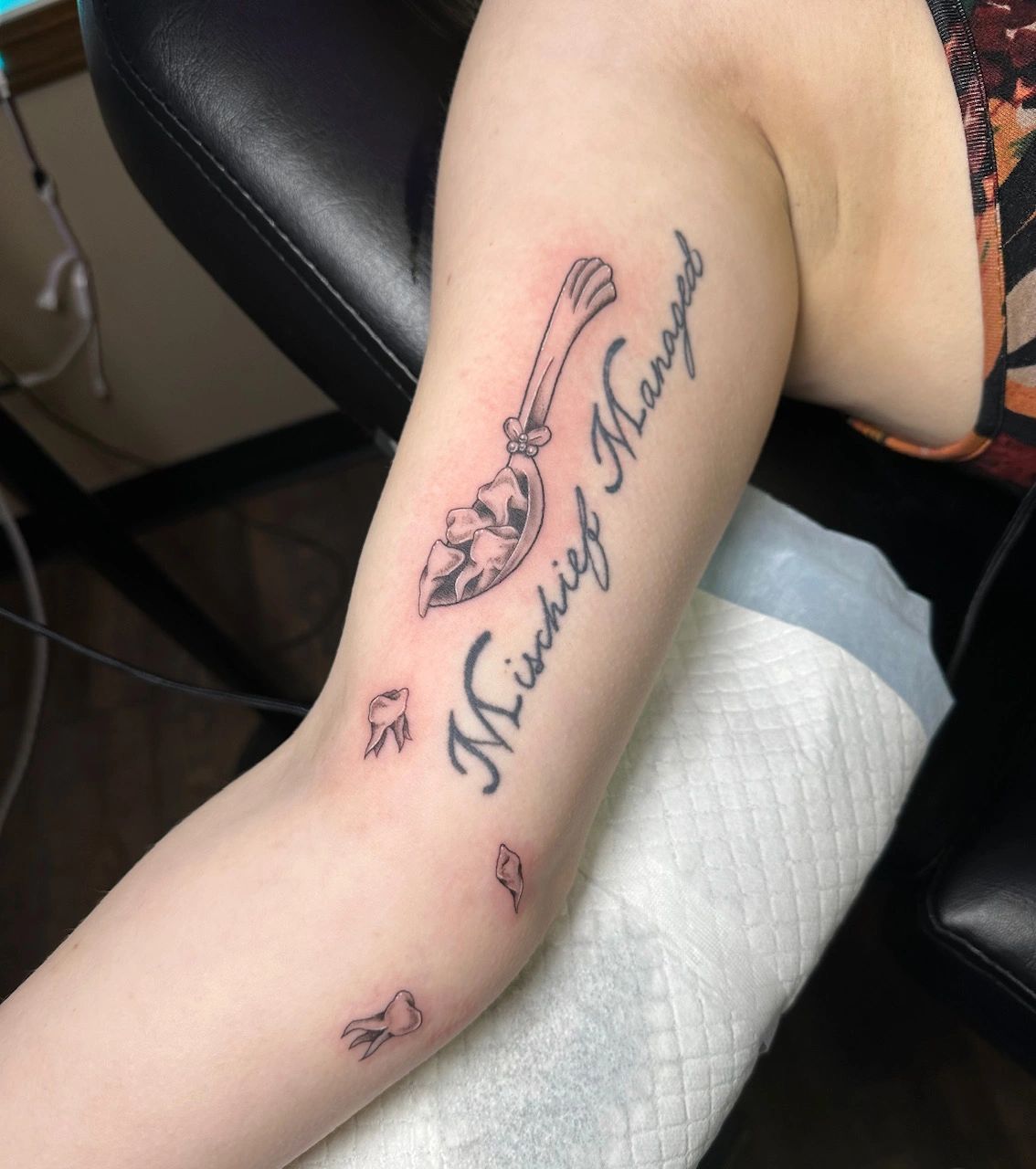 Aged In Oak Tattoo And Art Parlor  Looking to get Baes name Lol Or maybe  a smarter decision your Kiddos names or any kind of lettering Check  out Our girl Jaci 