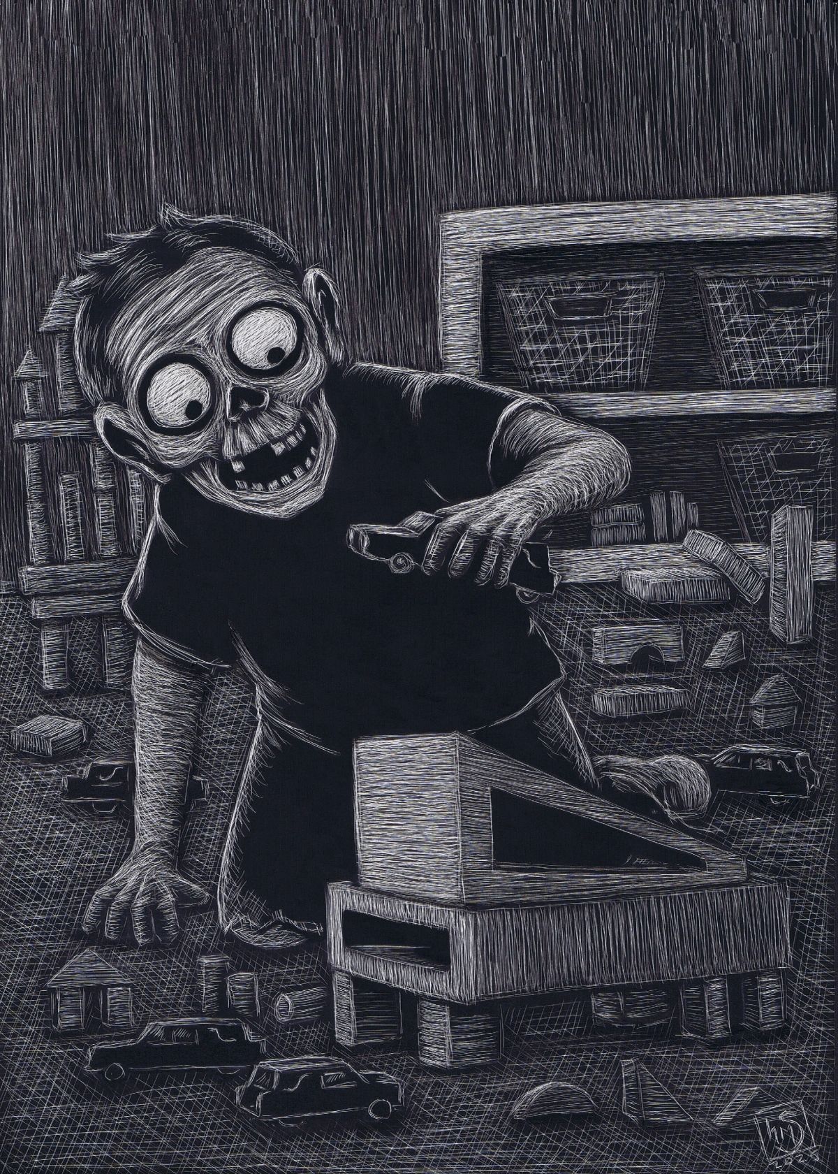 Pologame Art board アート SCRATCH BOARD ART