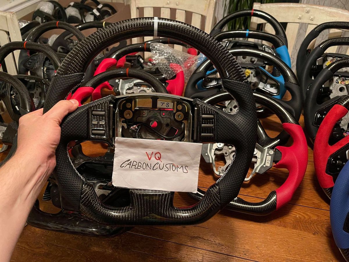 IN STOCK 2003+ g35 black leather white stitch carbon fiber