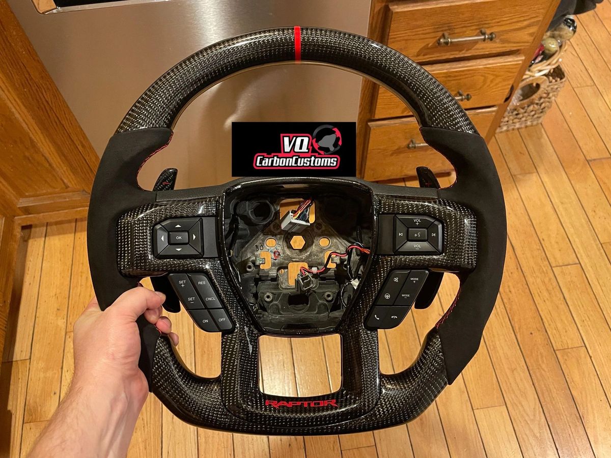 IN STOCK 2017 2020 f150 raptor black alcantara carbon fiber