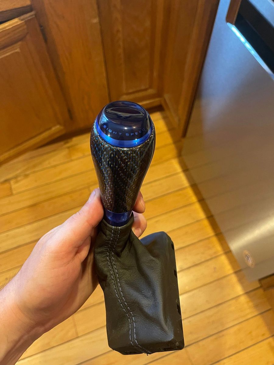 IN STOCK 2014+ c7 corvette automatic blue / black carbon fiber