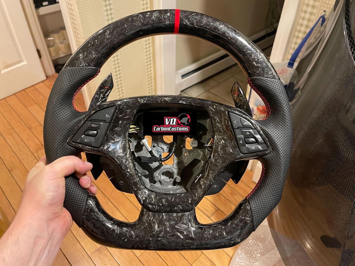 IN STOCK c7 corvette extended paddles carbon fiber