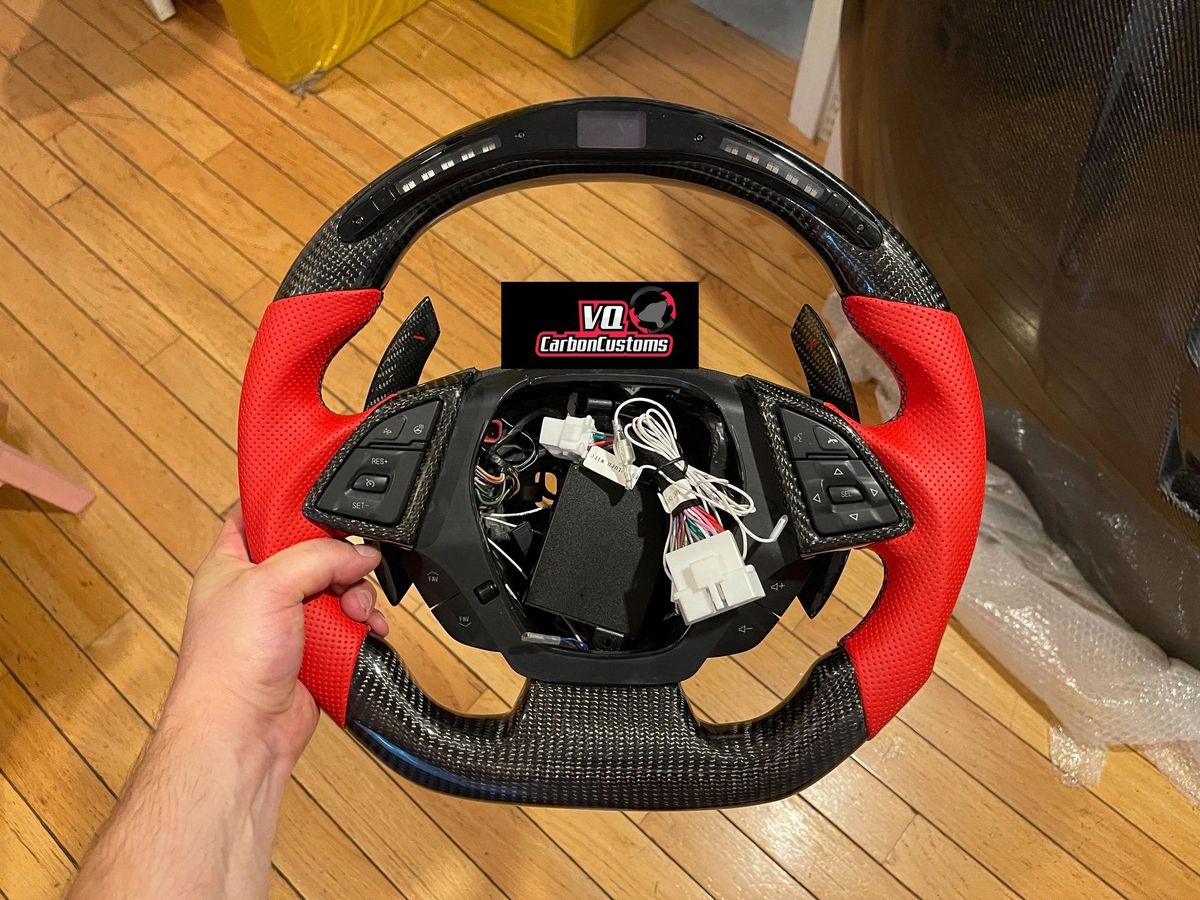 in stock 2016+ camaro led mph rpm red leather carbon fiber