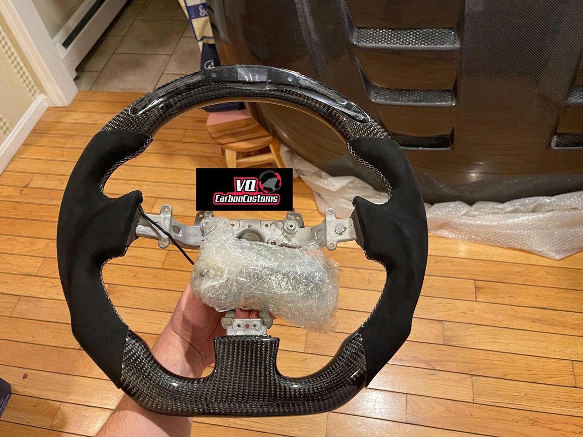 IN STOCK black alcantara led mph rpm 2009+ nissan gtr carbon