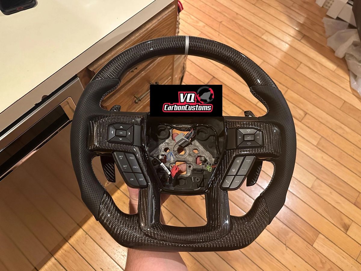 IN STOCK - 2017 - 2020 f150 raptor - black leather - carbon fiber