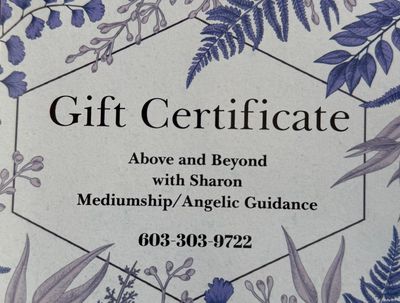 Gift Certificates 