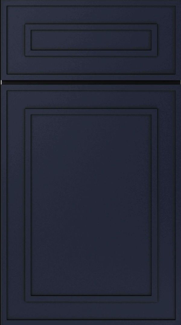 navy blue shaker cabinet two-tone kitchen custom cabinet elegant look vanity pre-made cabinet