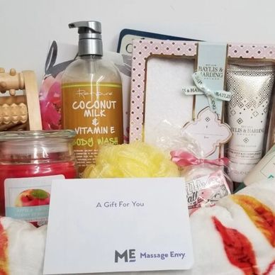 Pamper gift basket