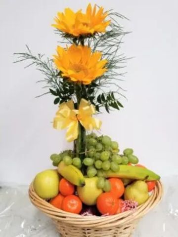 Fresh fruit and flowers