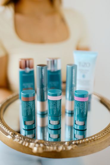 Colorescience tinted mineral sunscreen SPF for daily sun protection