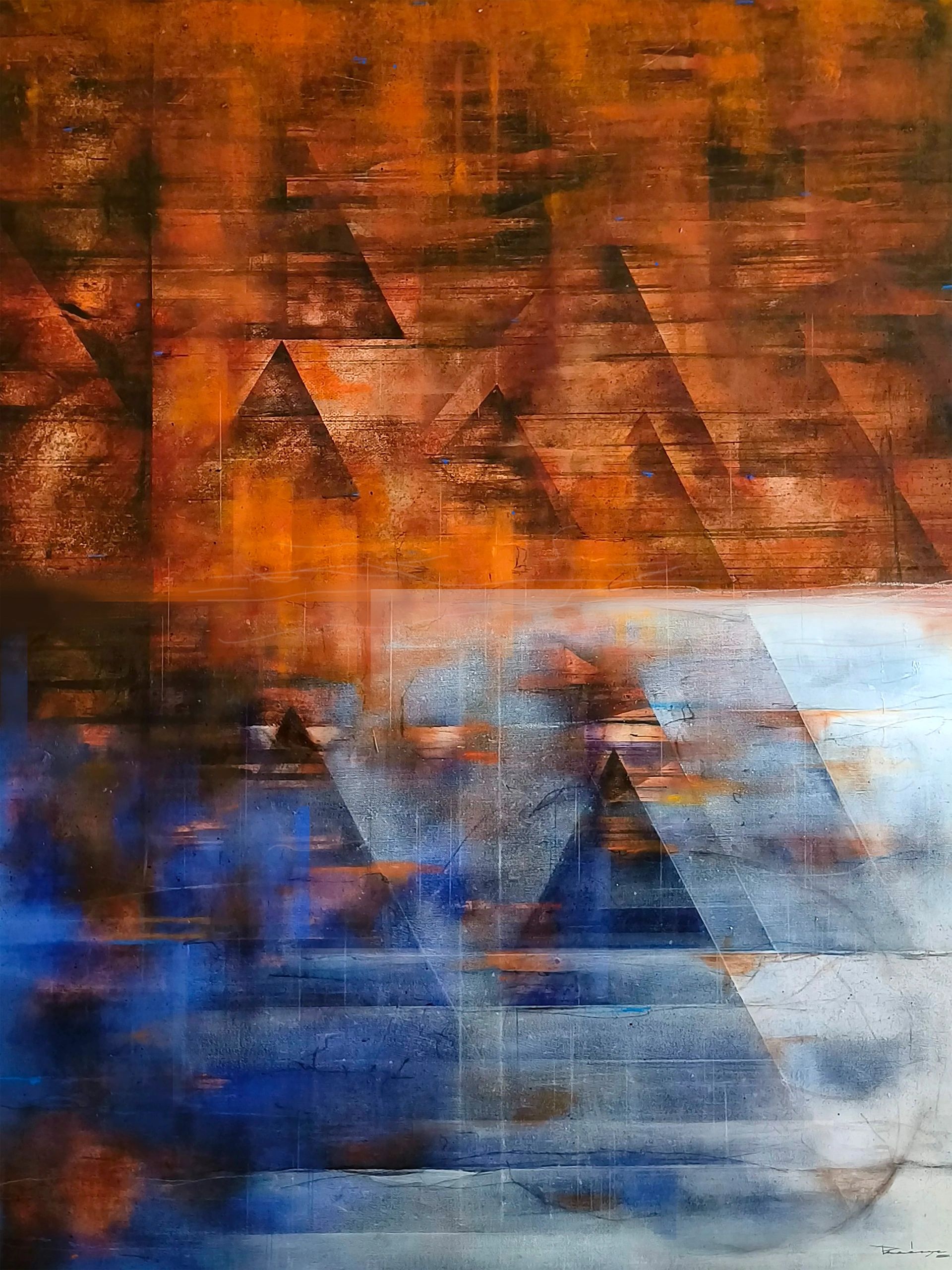 Between water and light, 36 x 48 inch , Acrylic on canvas 2026